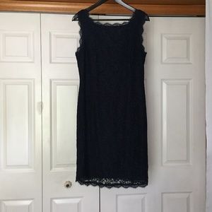 Navy Lace Dress